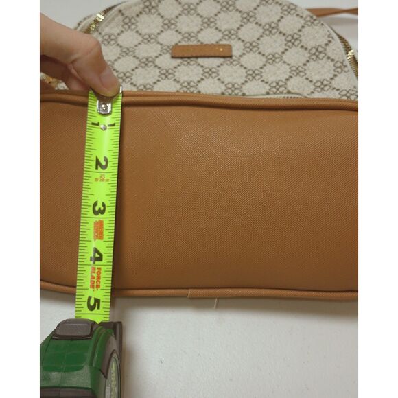 Amy Miller Backpack Wallet Set Cream Tan Floral Monogram Y2K 2 Piece Purse main image 4
